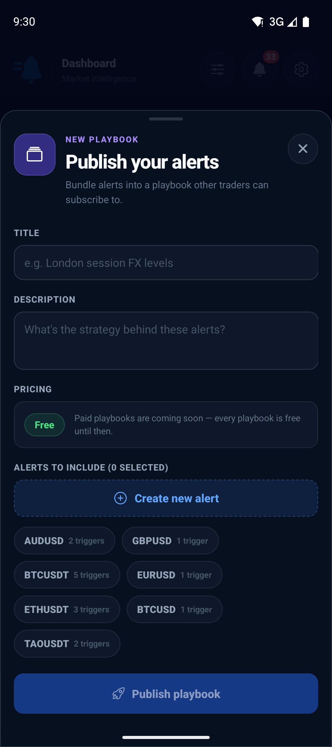 Alertifly Android app — create a Playbook